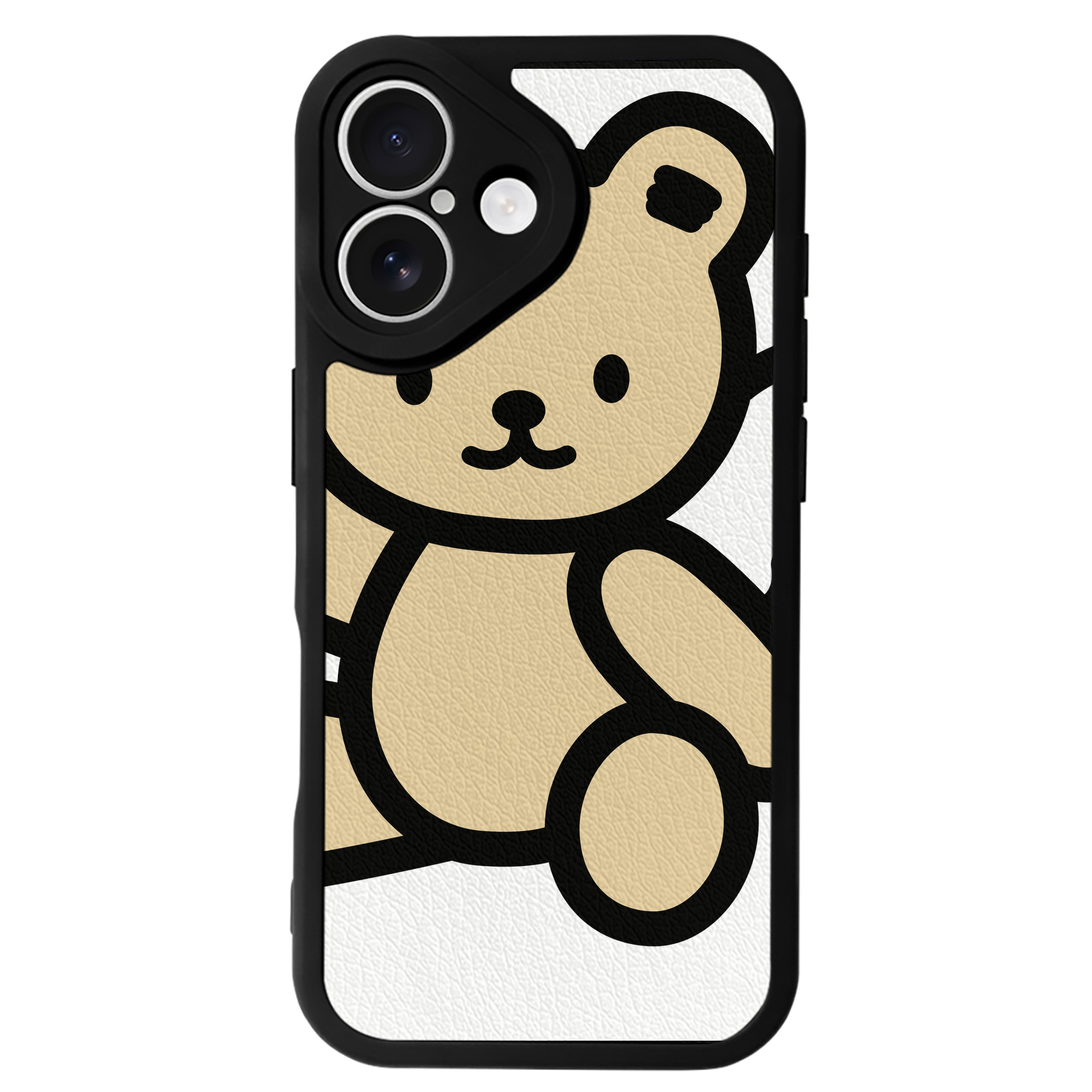 （画像用） Hello Kitty ハローキティ 【iPhone 16シリーズ対応】シリコンスマホケース（レザー調） 材質：シリコン